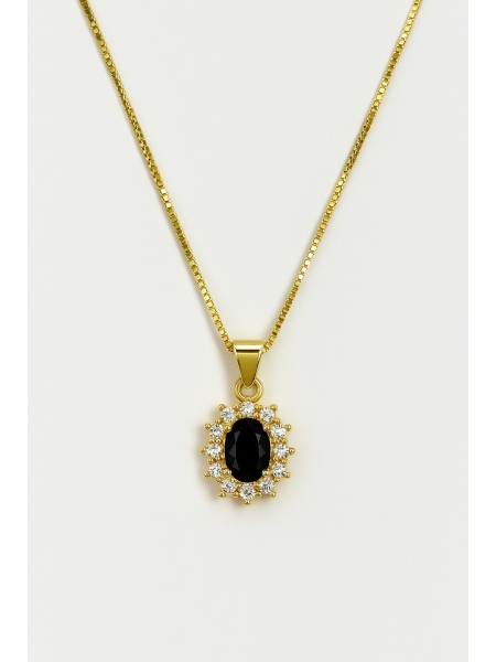 Acquista ora collana mini kate gold (nera) su elefantebianco.jewelry