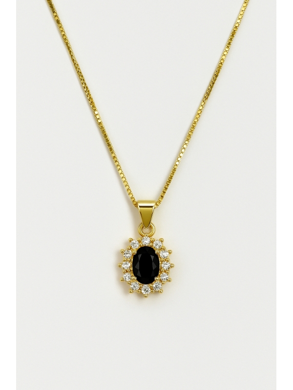 Acquista ora collana mini kate gold (nera) su elefantebianco.jewelry