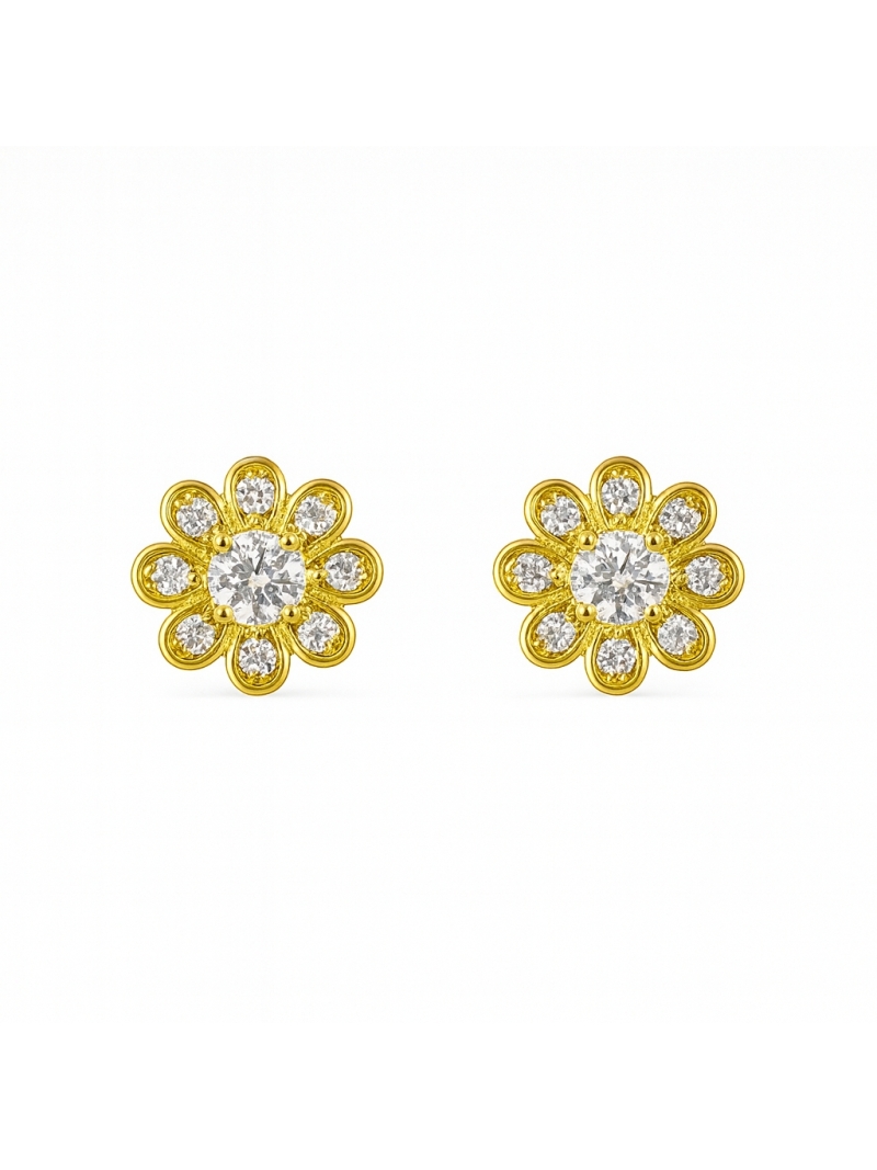 Acquista ora orecchini fiore di luce su elefantebianco.jewelry