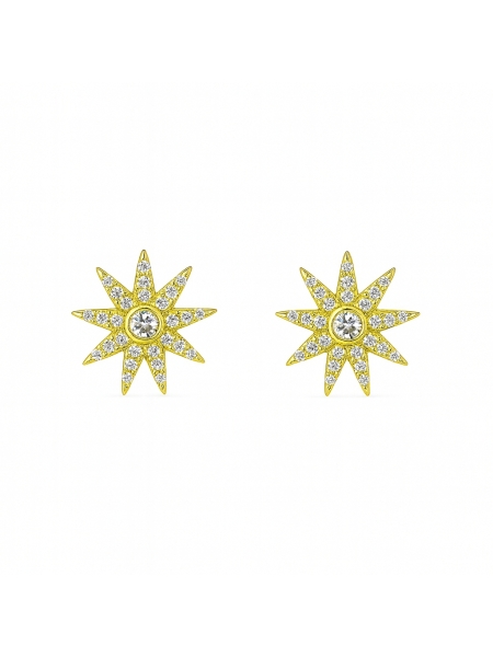 Acquista ora orecchini stella zirconata su elefantebianco.jewelry