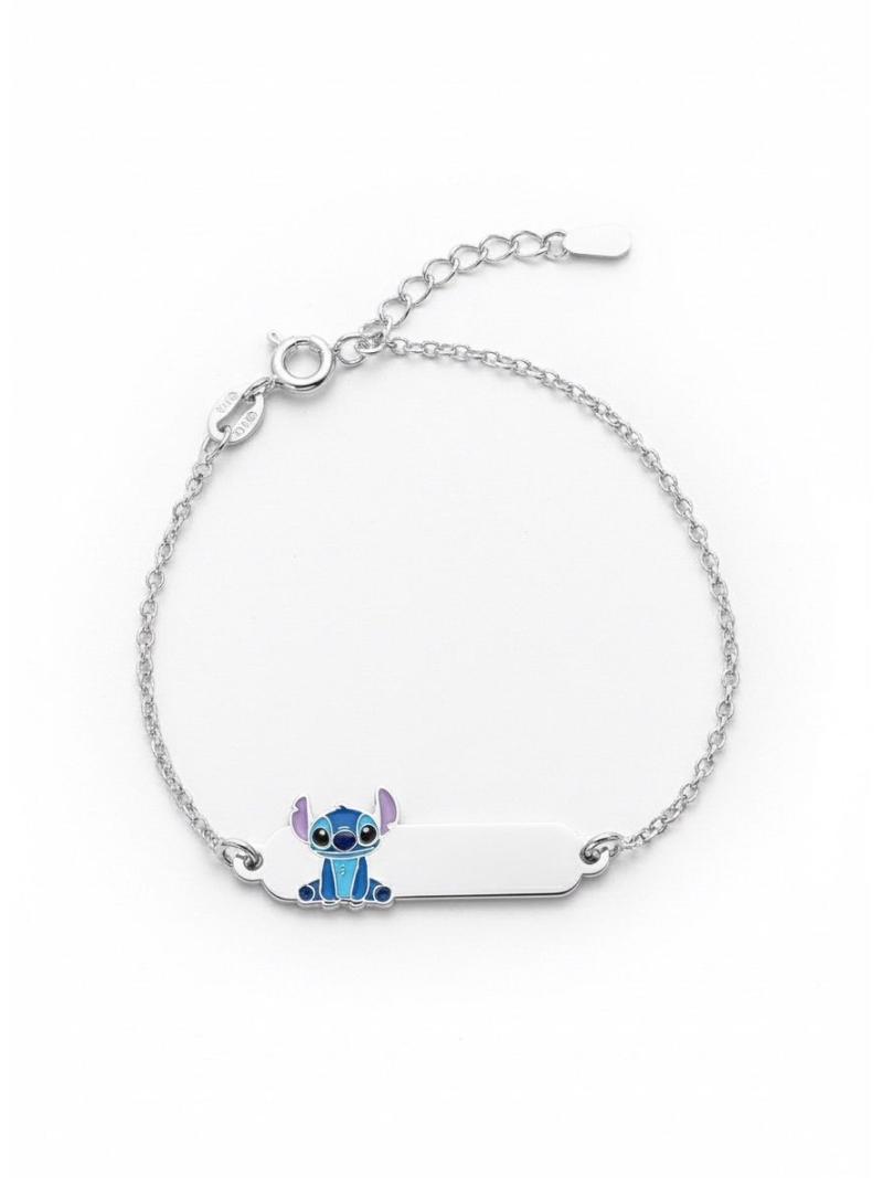 Acquista ora bracciale stitch con targa da incidere su elefantebianco.jewelry
