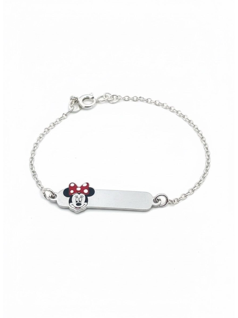 Acquista ora bracciale minnie con targa da incidere su elefantebianco.jewelry