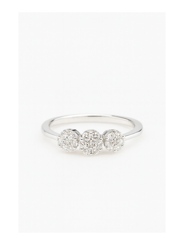 Acquista ora anello mini tre fiori su elefantebianco.jewelry