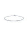 Acquista ora Tennis base rodio pietre bianche (3 mm) su elefantebianco.jewelry