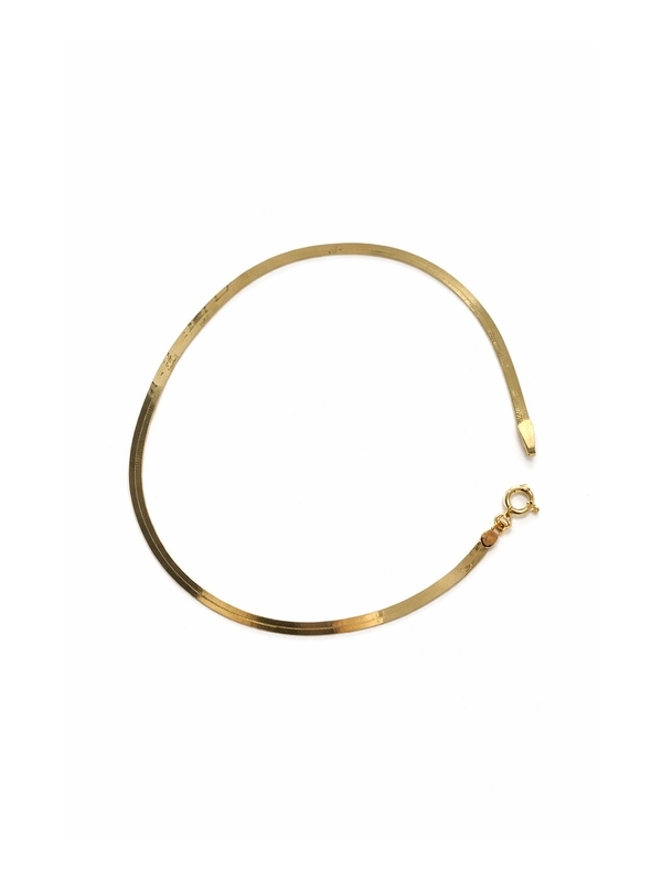 Acquista ora bracciale piatto oro 750 su elefantebianco.jewelry