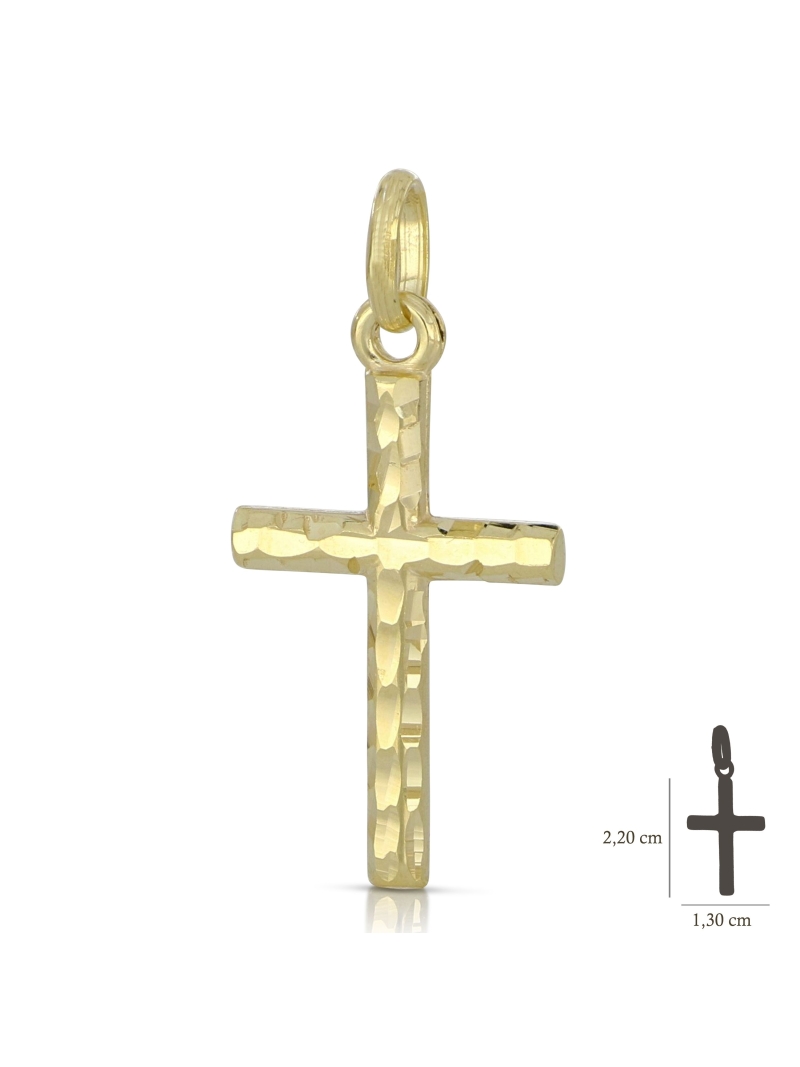 Acquista ora cd croce  sfacettata oro 750 su elefantebianco.jewelry