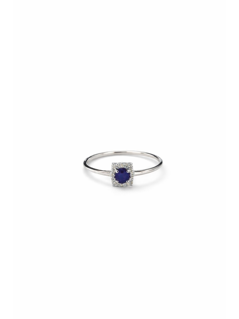 Acquista ora anello zaffiro in oro 750 su elefantebianco.jewelry
