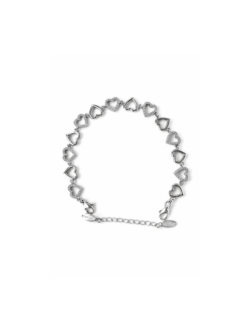Acquista ora bracciale esplosione di cuori su elefantebianco.jewelry
