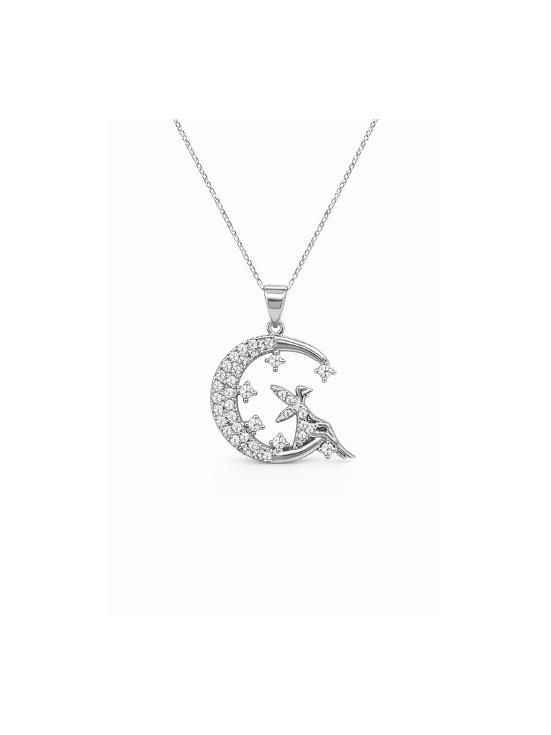 Acquista ora collana fata su luna su elefantebianco.jewelry