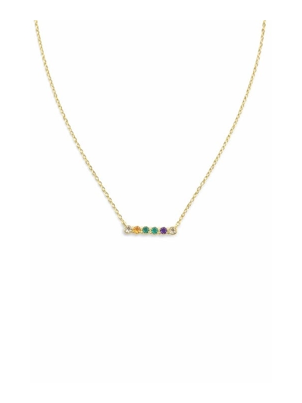 Acquista ora collana con tondini multicolore su elefantebianco.jewelry