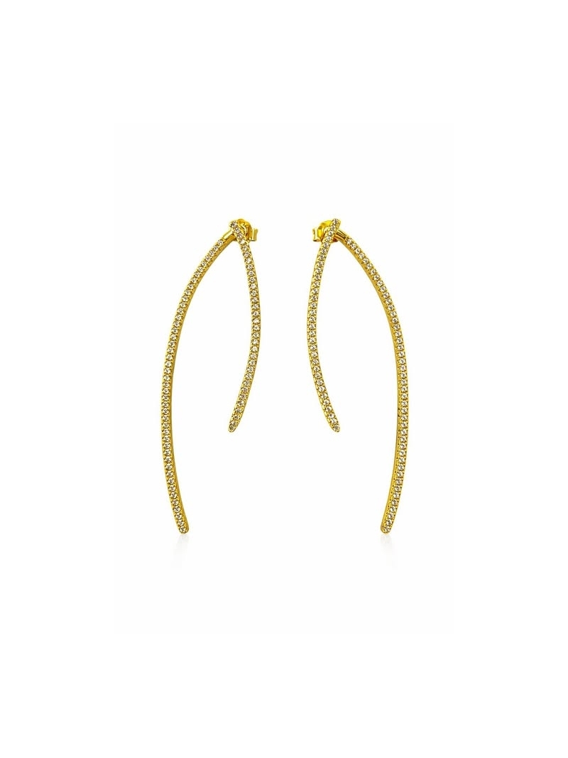 Acquista ora orecchini incrociati gold su elefantebianco.jewelry