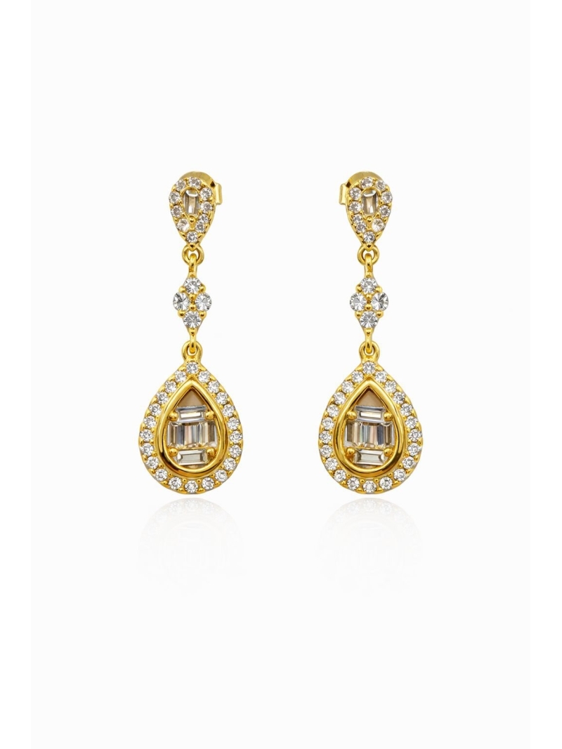 Acquista ora orecchini pendenti goccia gold su elefantebianco.jewelry