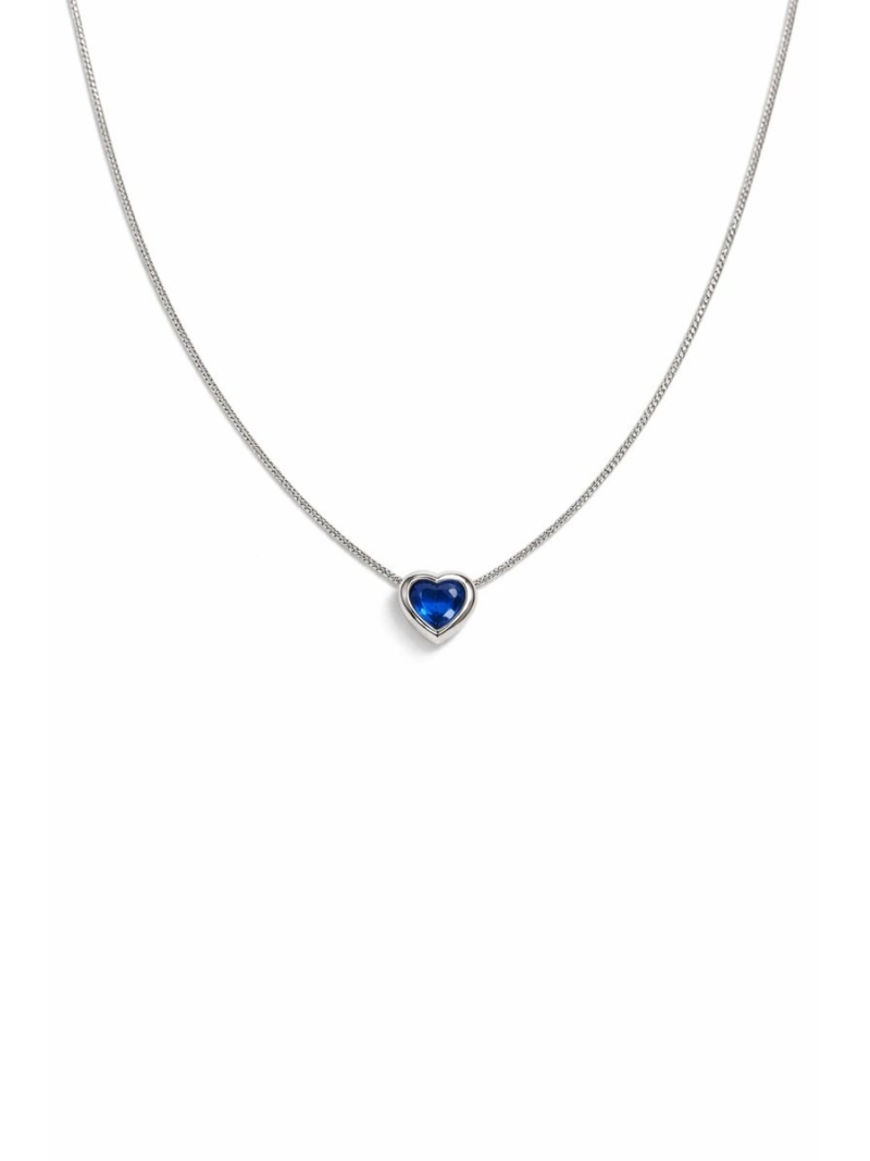Acquista ora collana cuore incastonato su elefantebianco.jewelry