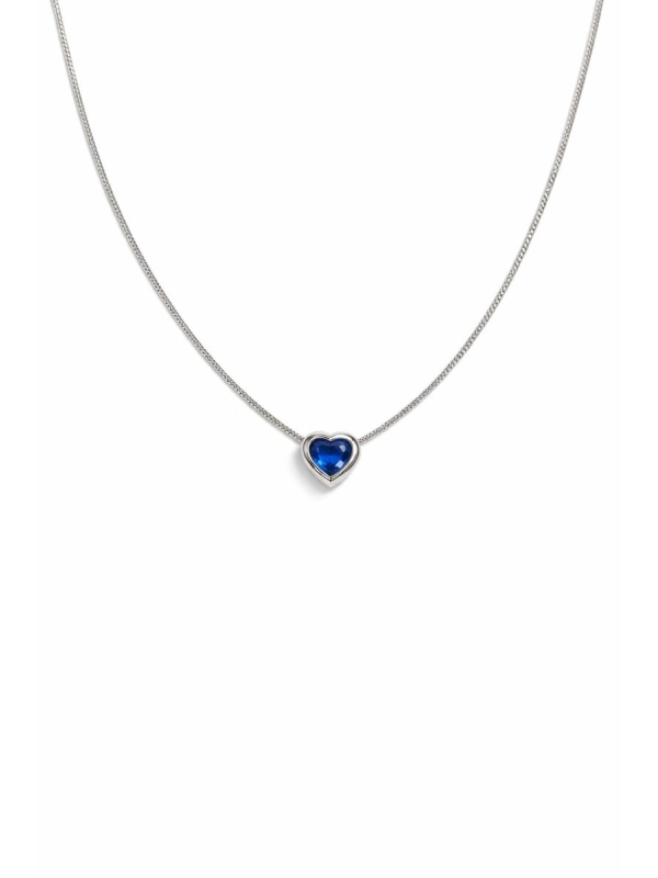 Acquista ora collana cuore incastonato su elefantebianco.jewelry
