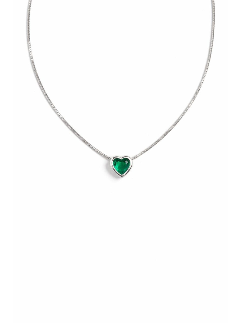 Acquista ora collana cuore incastonato su elefantebianco.jewelry