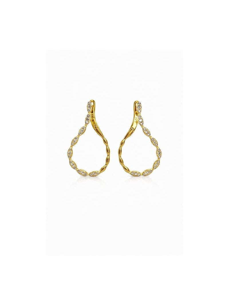 Acquista ora orecchini spirale con zirconi gold su elefantebianco.jewelry