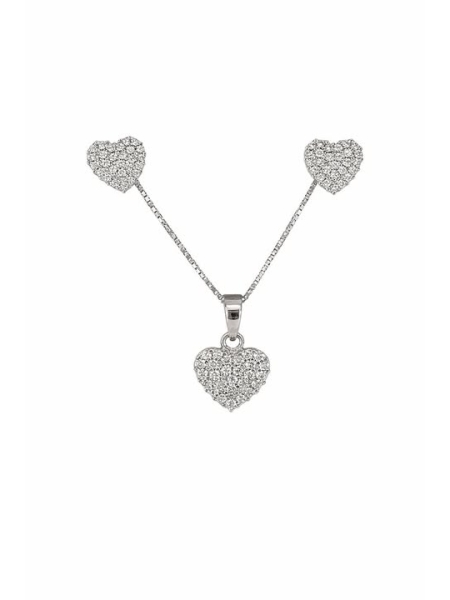 Acquista ora completo cuore zirconato su elefantebianco.jewelry