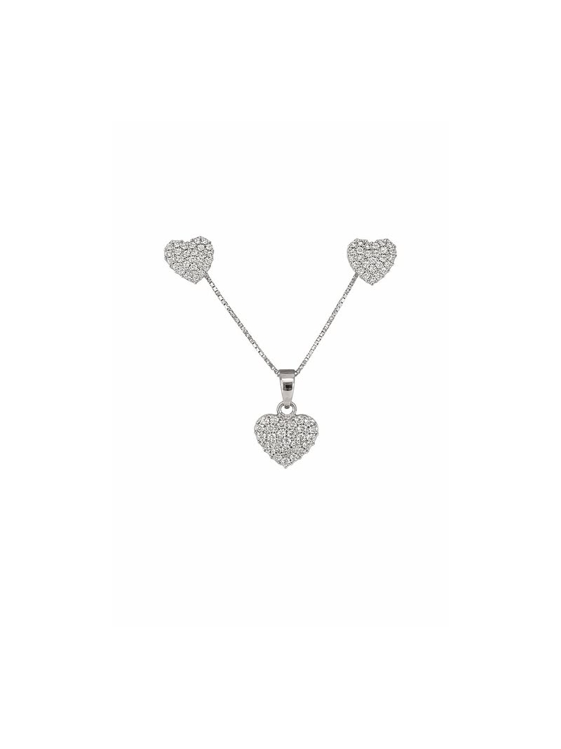 Acquista ora completo cuore zirconato su elefantebianco.jewelry