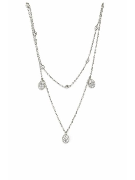 Acquista ora collana doppio filo tre punto luce su elefantebianco.jewelry