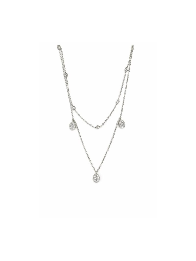 Acquista ora collana doppio filo tre punto luce su elefantebianco.jewelry