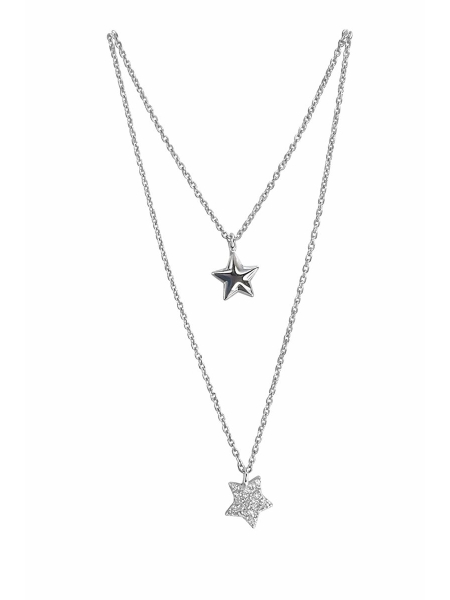 Acquista ora collana doppio filo stella su elefantebianco.jewelry