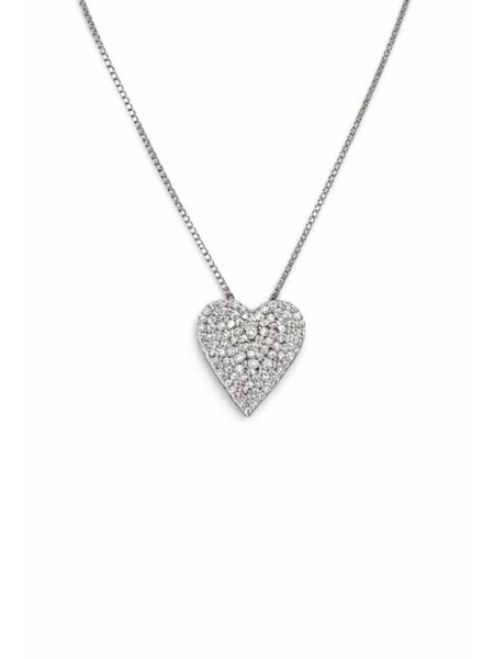 Acquista ora collana cuore pavè su elefantebianco.jewelry