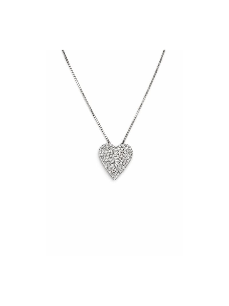 Acquista ora collana cuore pavè su elefantebianco.jewelry