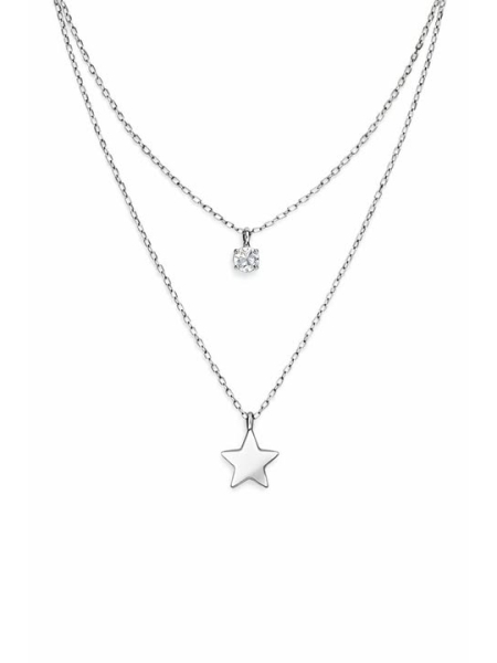 Acquista ora collana doppio filo punto luce e stella su elefantebianco.jewelry