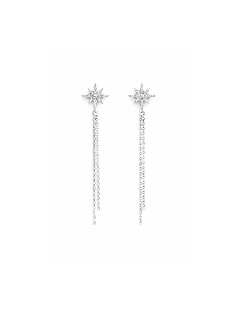 Acquista ora orecchini stella polare pendente su elefantebianco.jewelry