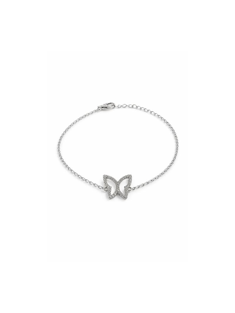 Acquista ora bracciale farfalla zirconata su elefantebianco.jewelry