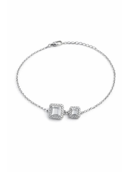 Acquista ora bracciale quadrato baguette su elefantebianco.jewelry