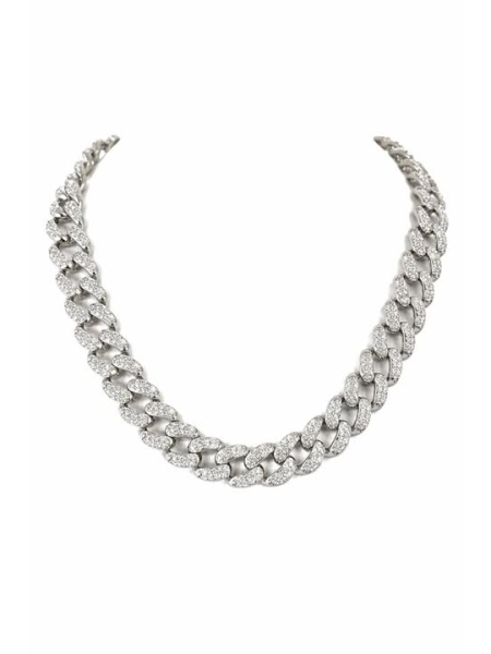 Acquista ora collana grumetta zirconata su elefantebianco.jewelry