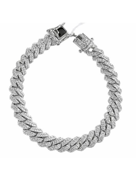Acquista ora bracciale grumetta zirconata su elefantebianco.jewelry