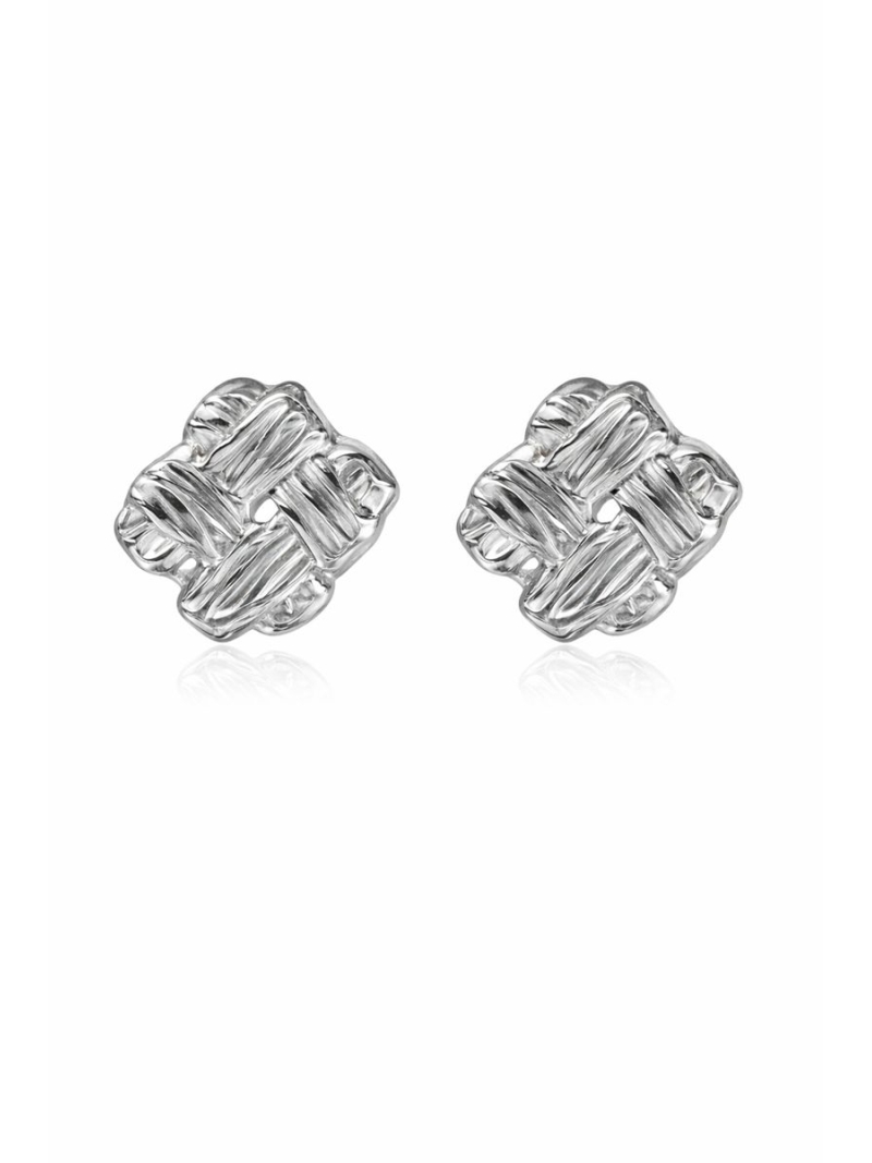 Acquista ora orecchini quadrato astratto su elefantebianco.jewelry