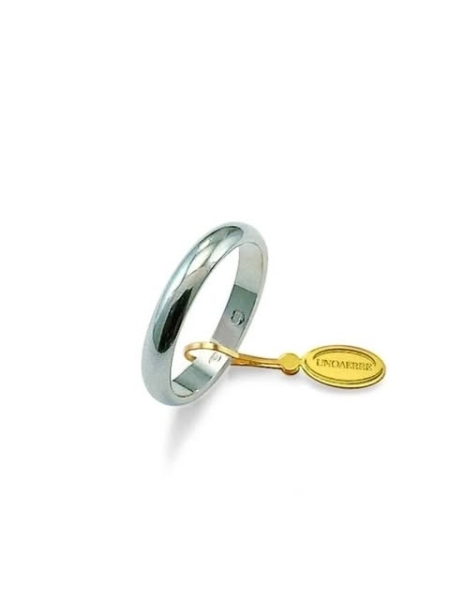 Acquista ora fede classica in oro 18k (4 grammi) oro bianco su elefantebianco.jewelry