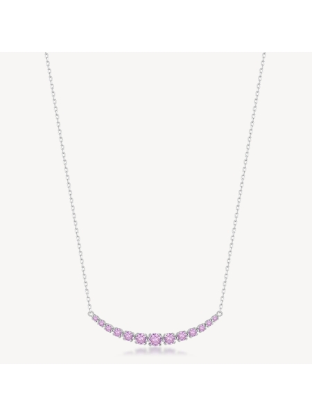 Acquista ora collana arco di zirconi su elefantebianco.jewelry