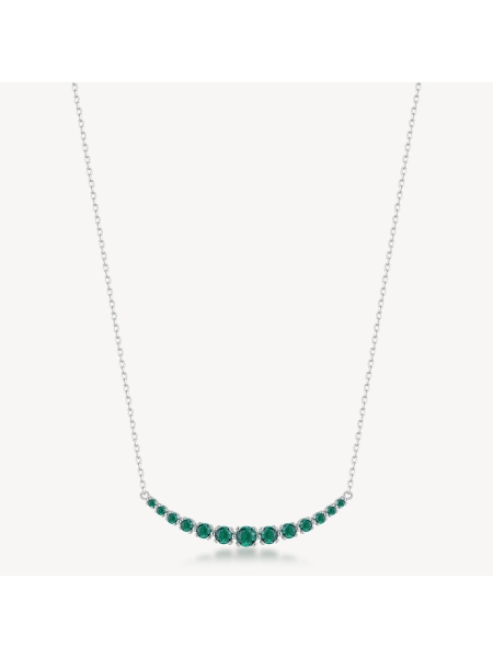 Acquista ora collana arco di zirconi su elefantebianco.jewelry 2