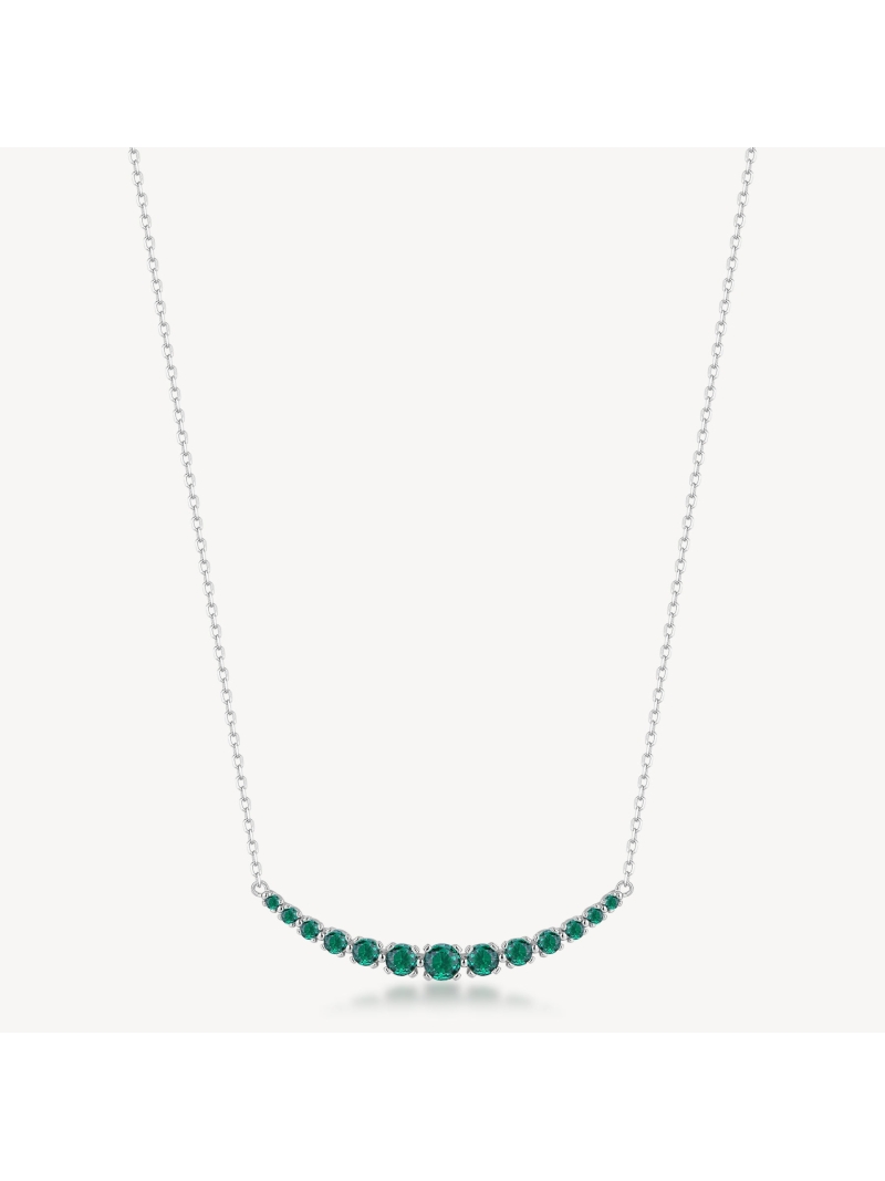 Acquista ora collana arco di zirconi su elefantebianco.jewelry