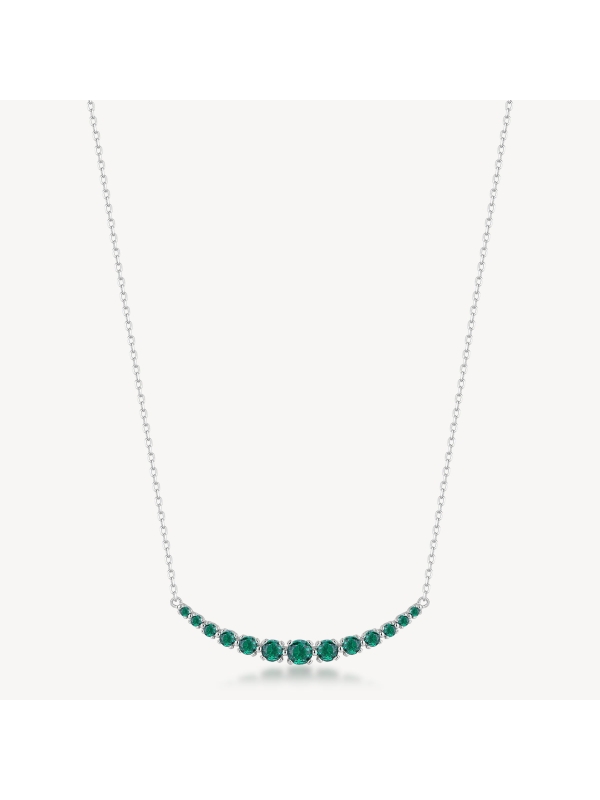 Acquista ora collana arco di zirconi su elefantebianco.jewelry