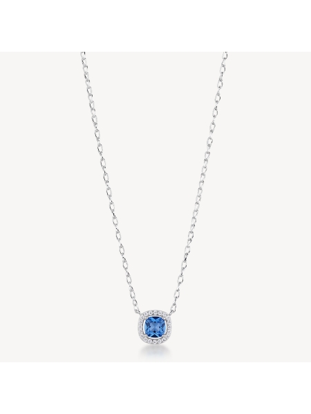 Acquista ora collana punto luce quadrato baguette su elefantebianco.jewelry 2
