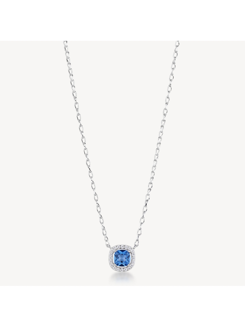Acquista ora collana punto luce quadrato baguette su elefantebianco.jewelry