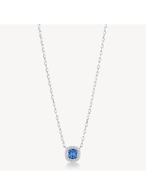 Acquista ora collana punto luce quadrato baguette su elefantebianco.jewelry