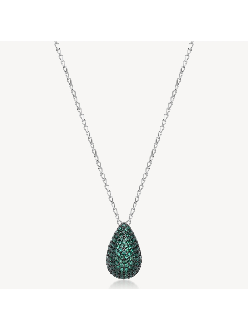Acquista ora collana goccia zirconata su elefantebianco.jewelry