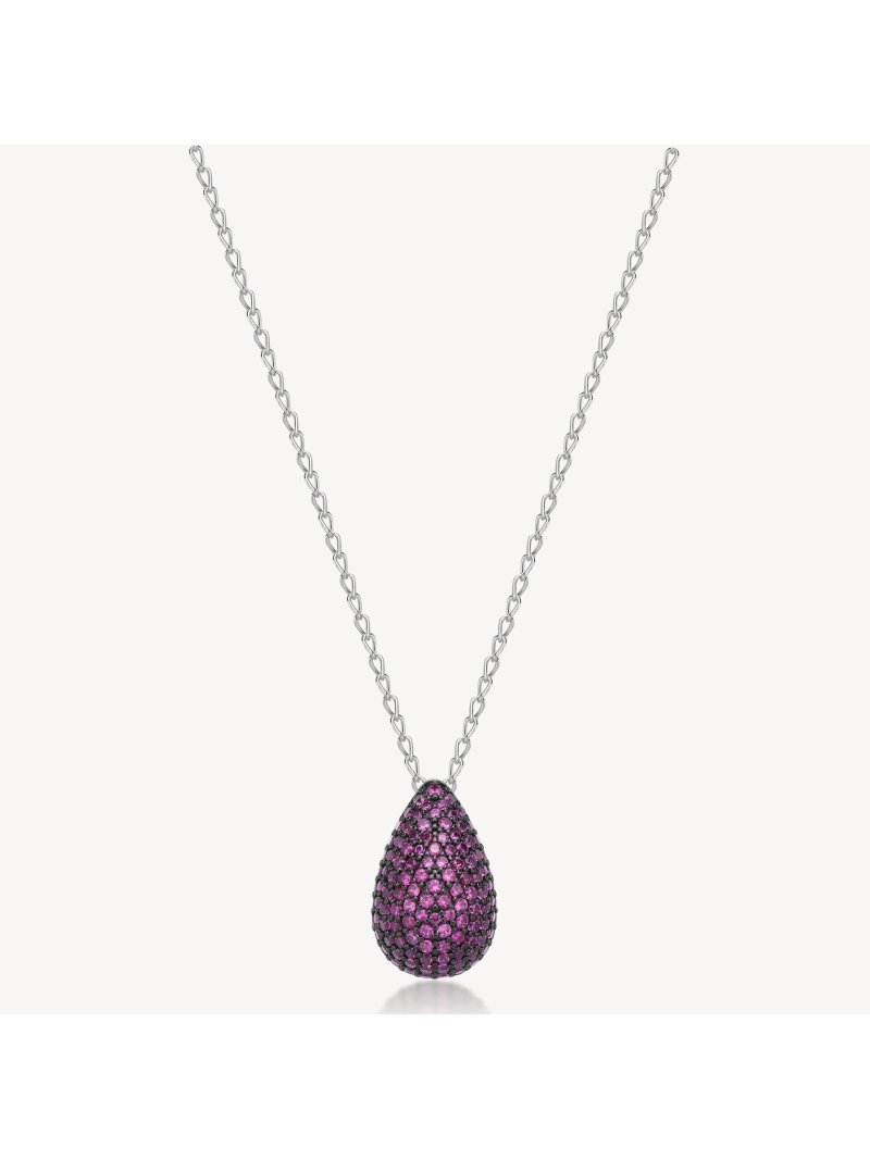 Acquista ora collana goccia zirconata su elefantebianco.jewelry