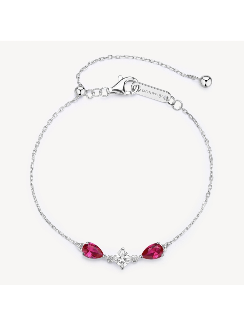 Acquista ora bracciale due gocce e punto luce centrale su elefantebianco.jewelry