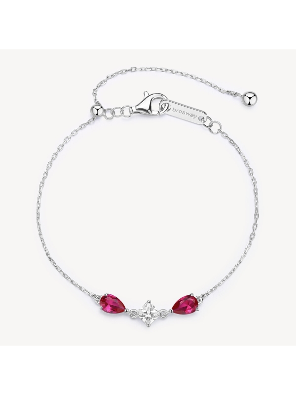Acquista ora bracciale due gocce e punto luce centrale su elefantebianco.jewelry