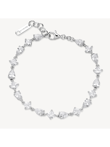 Acquista ora bracciale alternato goccia e quadrato su elefantebianco.jewelry