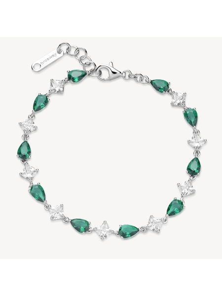 Acquista ora bracciale alternato goccia e quadrato su elefantebianco.jewelry 2