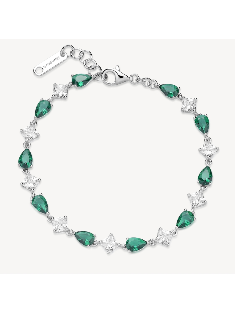 Acquista ora bracciale alternato goccia e quadrato su elefantebianco.jewelry