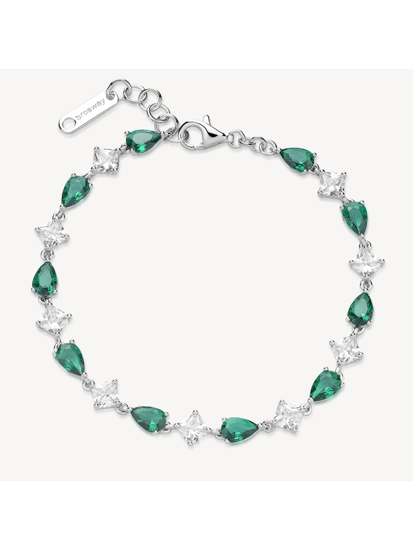 Acquista ora bracciale alternato goccia e quadrato su elefantebianco.jewelry